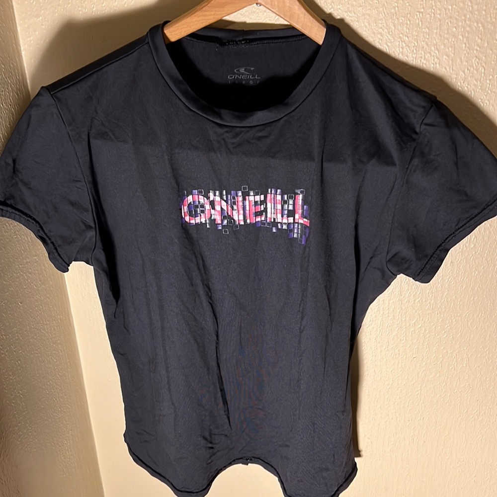 O’Neill Women’s SS Basic Skins Rash Guard UPF Protection Color Black Size Large